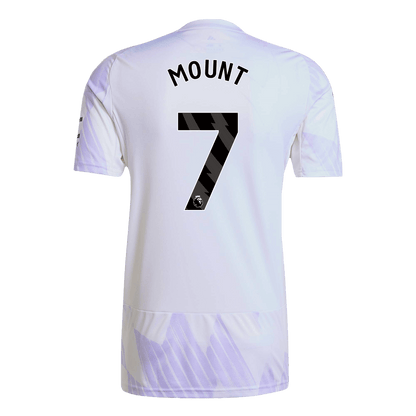 MOUNT #7 Manchester United Fora Camisa 2025/26 Branco