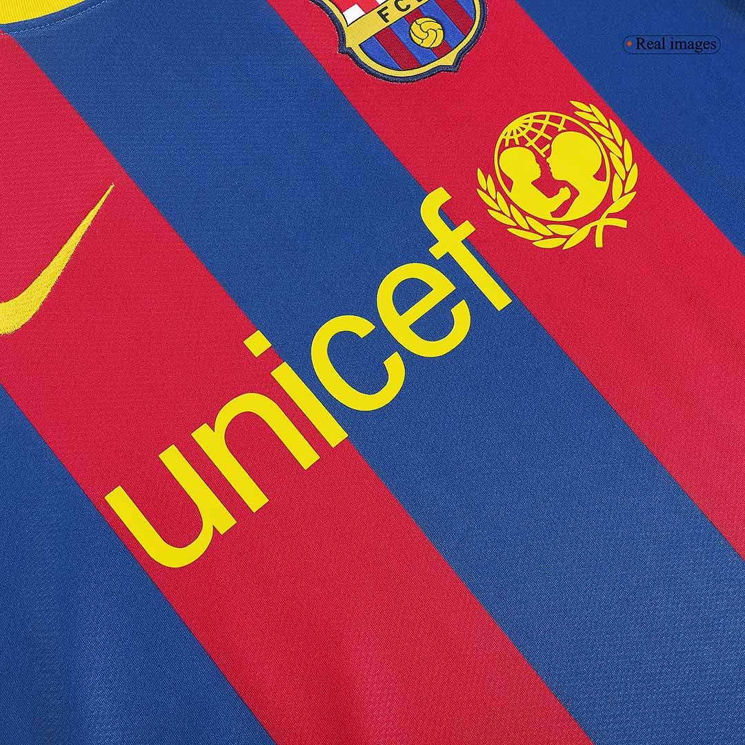 A.INIESTA #8 Barcelona Retro Casa Camisola 2010/11